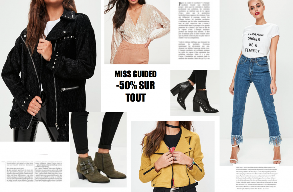 SELECTION SHOPPING MISS GUIDED -50% !