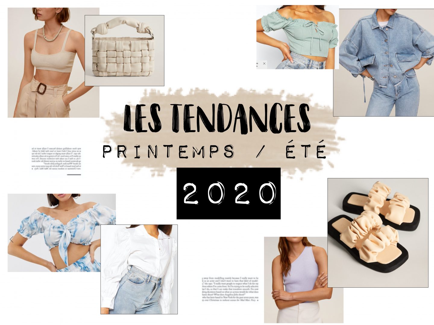LES TENDANCES PRINTEMPS/ÉTÉ 2020